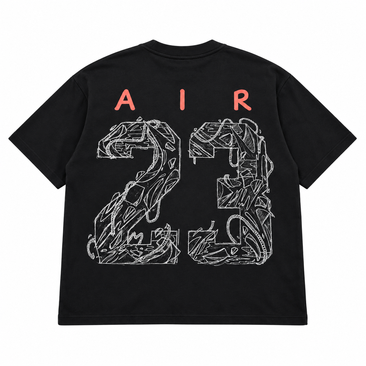 Jordan Brooklyn Oversized Tee "Artist Series" Black - IH0692-010
