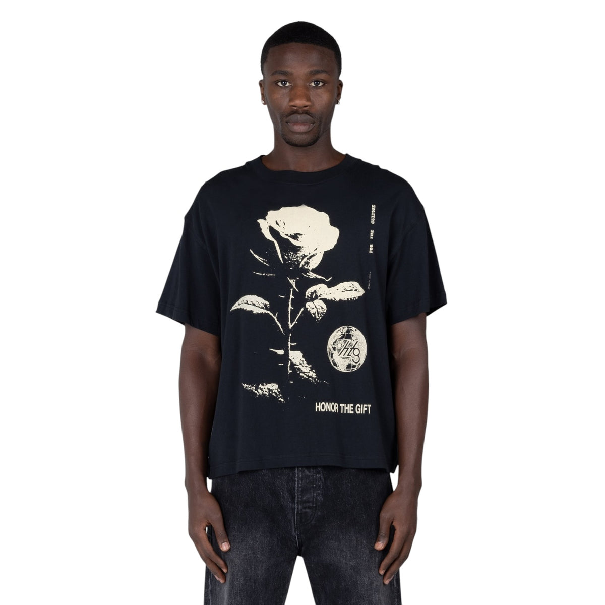 Honor The Gift Rose From Concrete Tee