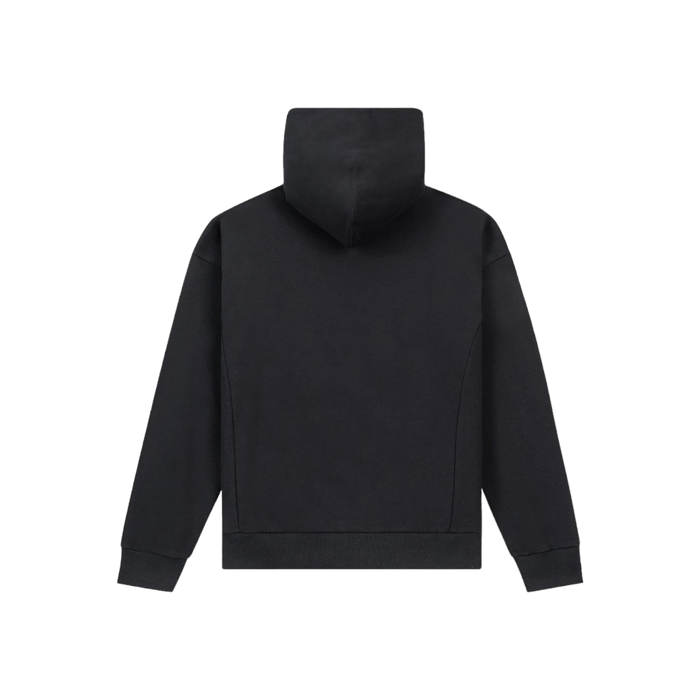 Paper Planes Black Script Fur Oversized Hoodie