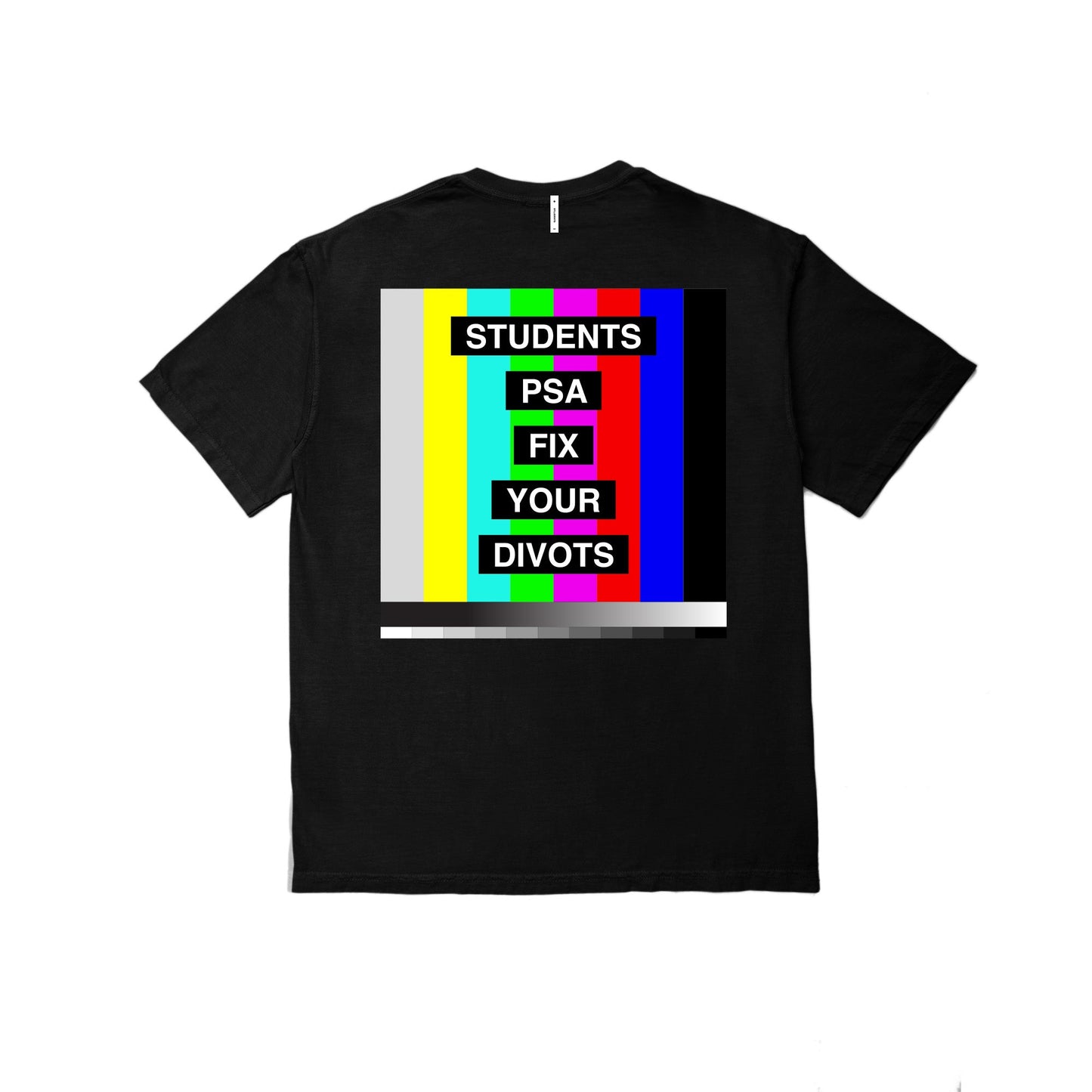 Students PSA Tee - Black