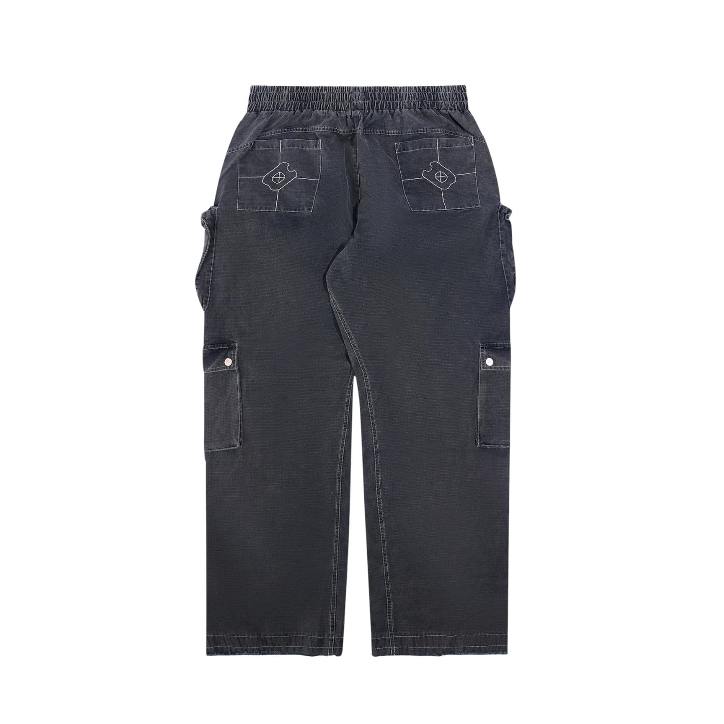Diet Starts Monday Contrast Cargo Pants - Navy