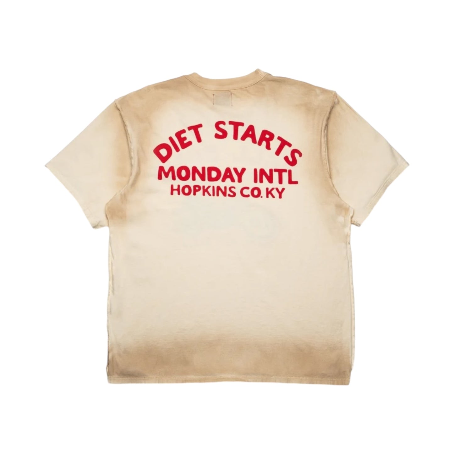 Diet Starts Monday Hell Bent Tee - Antique White