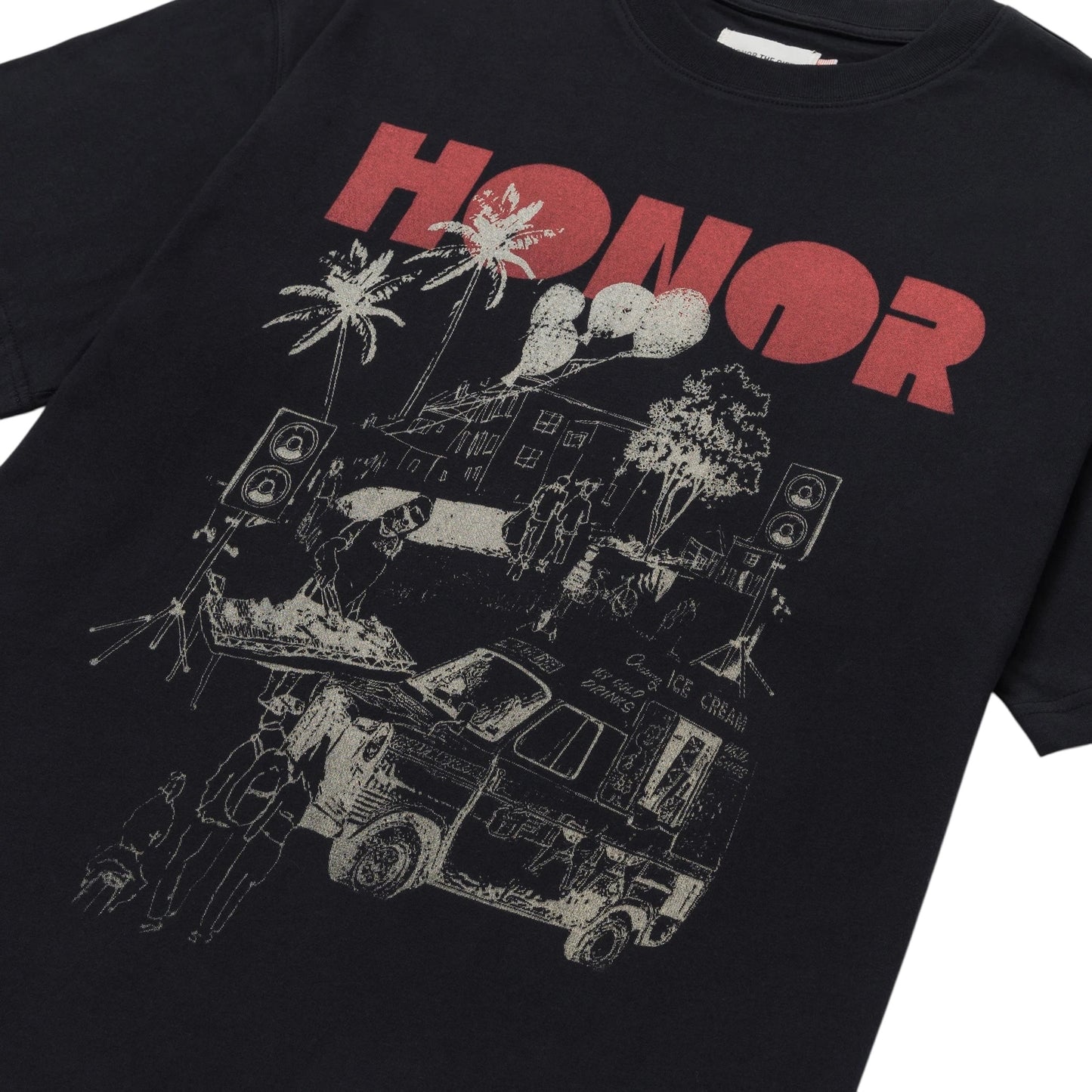 Honor The Gift Block Party Tee - Black