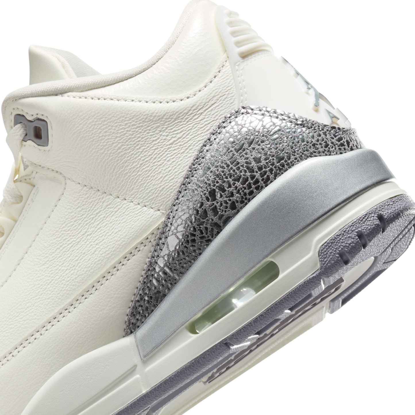 W Air Jordan 3 Retro “Sail/Metallic Silver” - CK9246-100