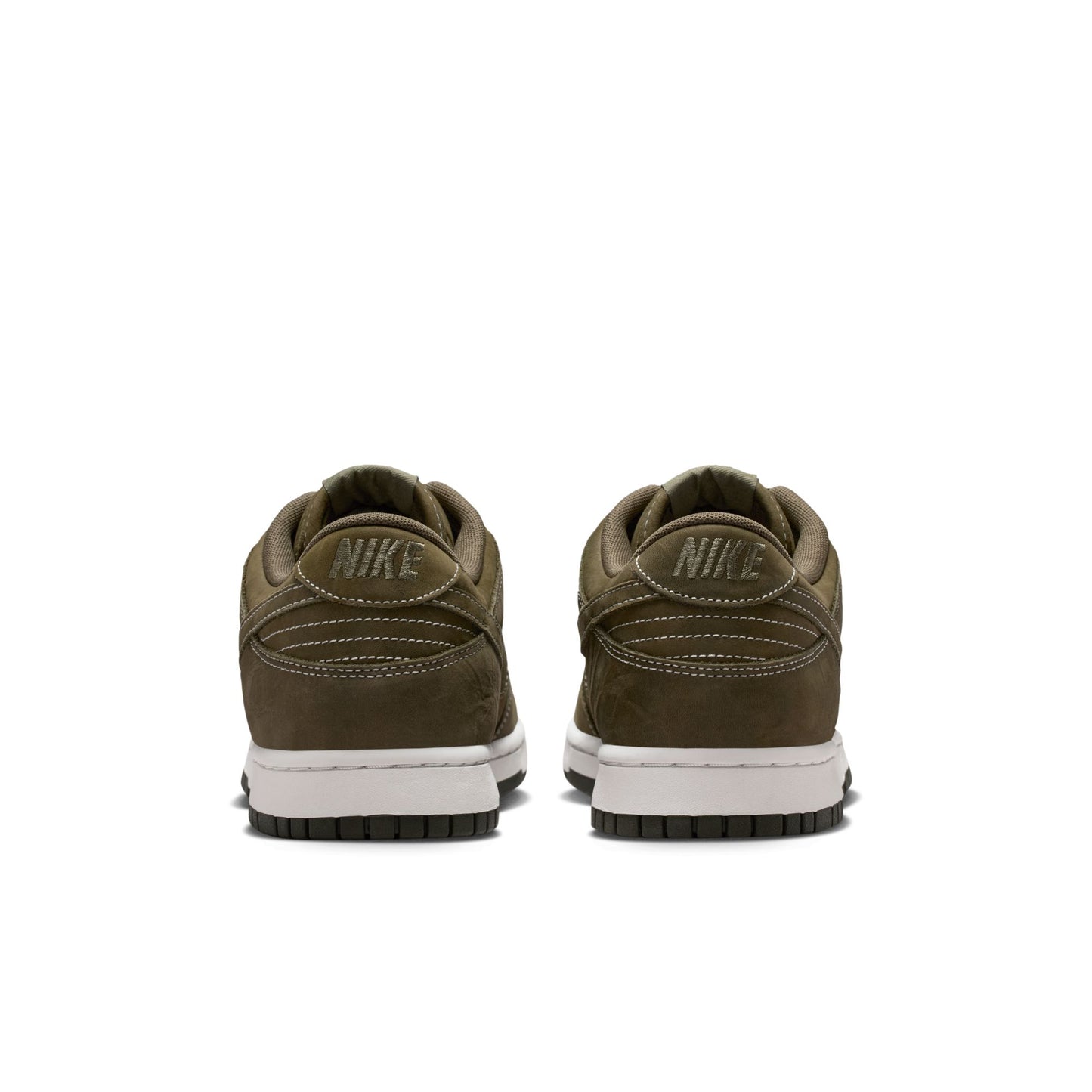 Nike Dunk Low QS "Medium Olive Reverse Stitch" - IO4550-200