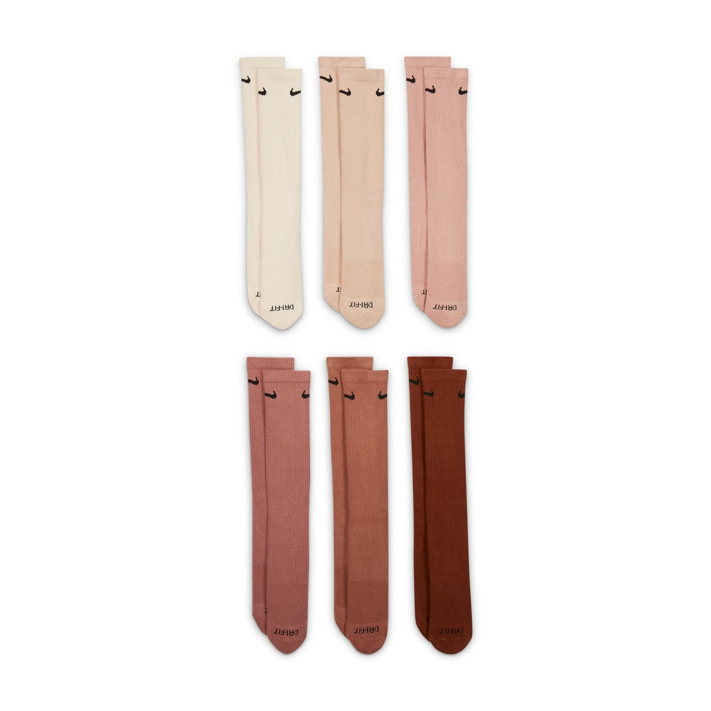 Nike Everyday Plus Cushioned Socks (6pk) - SX6897-904