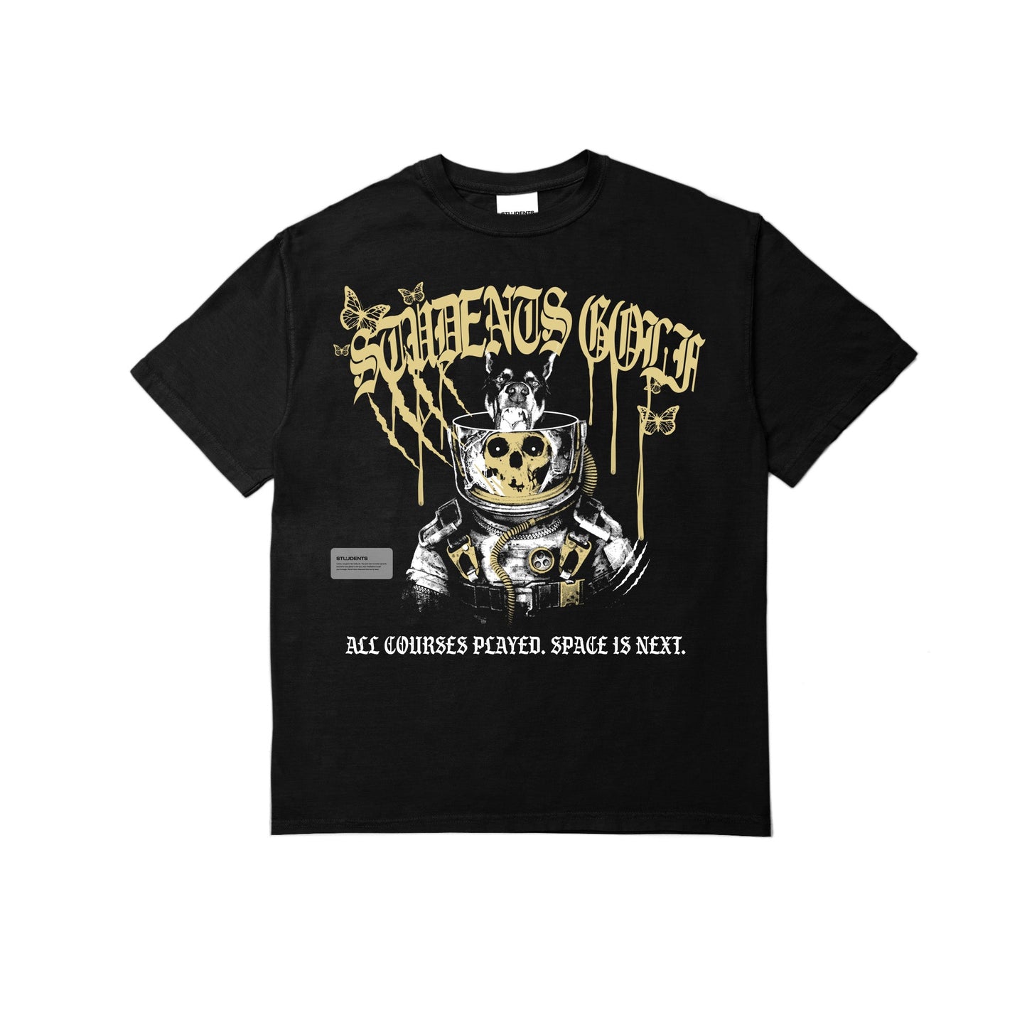 Students Space Is Next Tee - Black