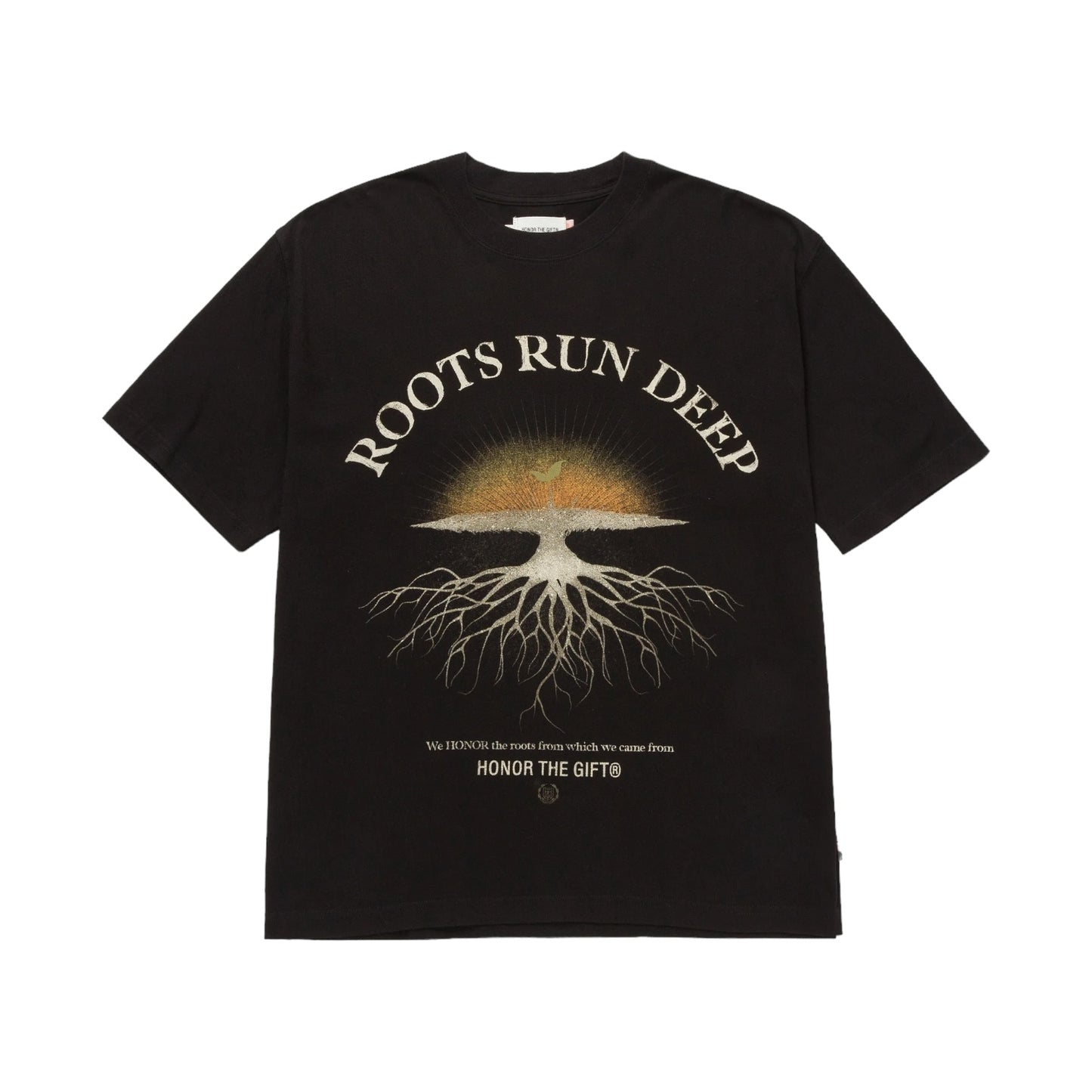 Honor The Gift Roots Run Deep Tee - Black