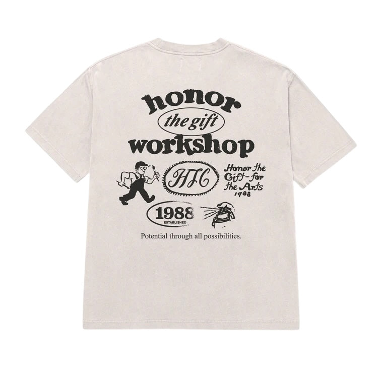 Honor The Gift Honor Workshop Tee - Bone