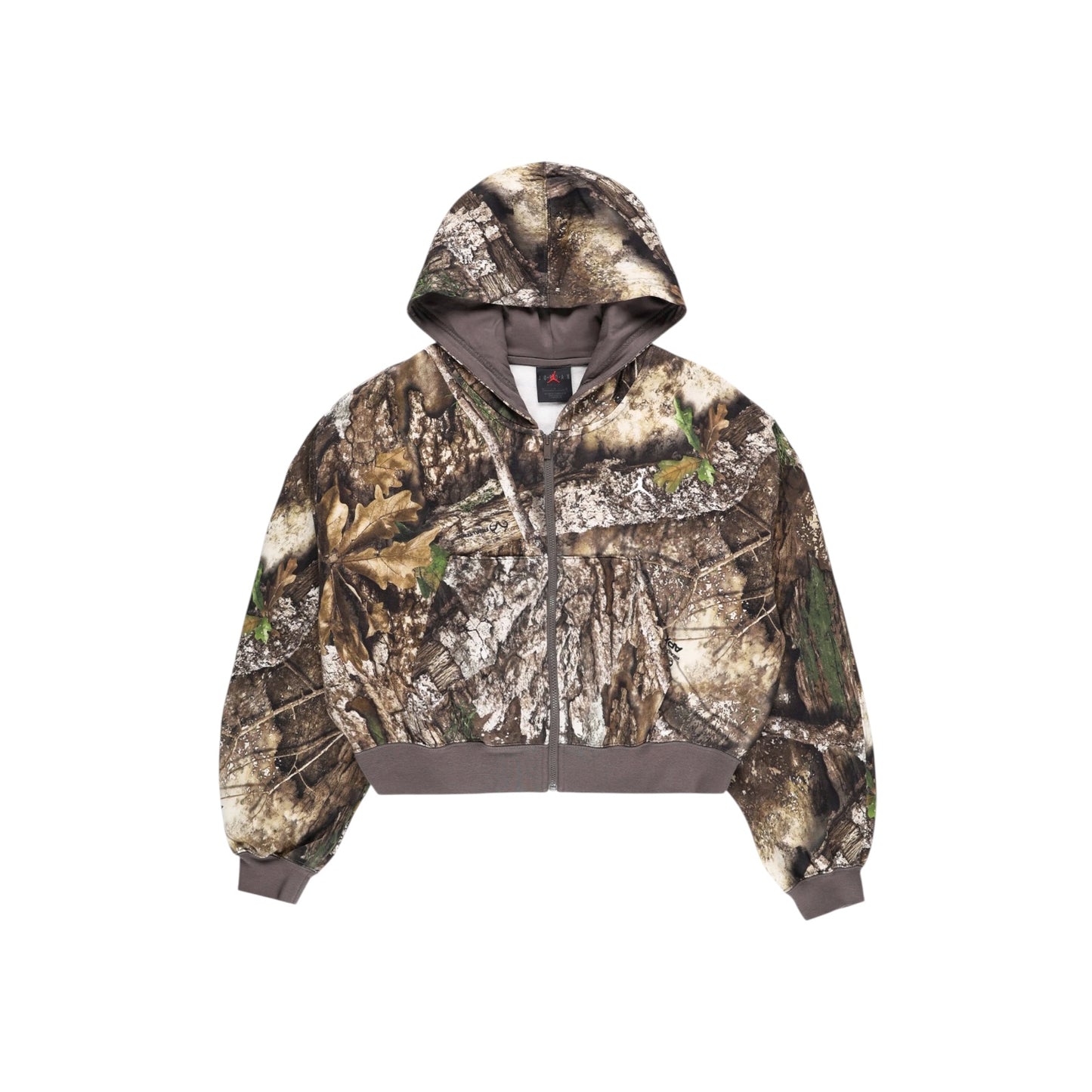 W Jordan Brooklyn Realtree Fleece Crop Full-Zip Hoodie - HV0469-133