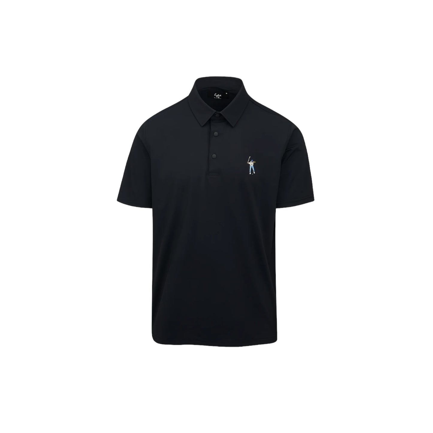 Eastside Golf Snap Placket Polo (Black)