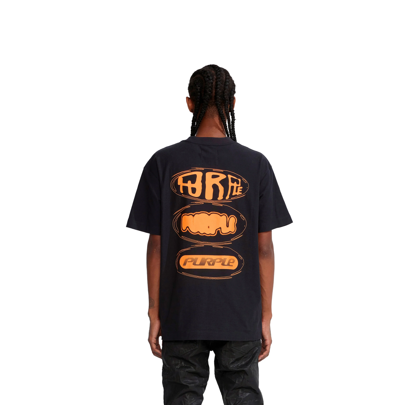 Purple Denim - Textured Jersey Short Sleeve Tee