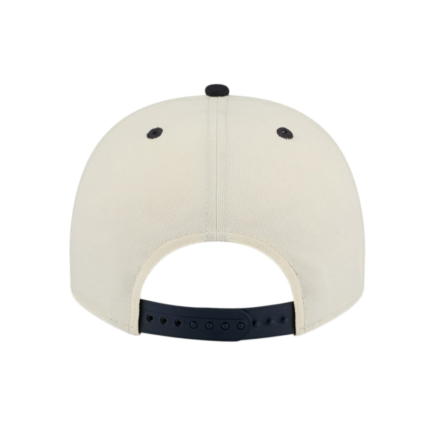 New Era Michigan Wolverines March Madness College Vault A-Frame 9Fifty Snapback - Chrome White