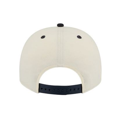 New Era Michigan Wolverines March Madness College Vault A-Frame 9Fifty Snapback - Chrome White