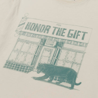 Honor The Gift Barbershop T-Shirt (Bone)