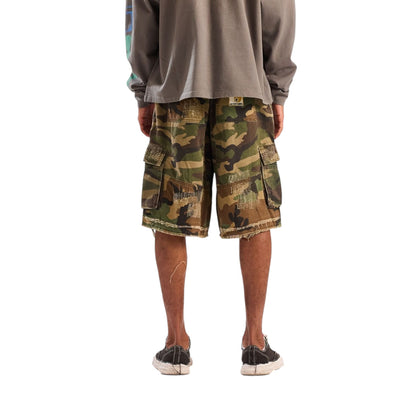 Diet Starts Monday Camo Cargo Shorts