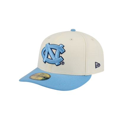 New Era North Carolina Tar Heels March Madness College Vault 2005 59Fifty Fitted - Chrome White