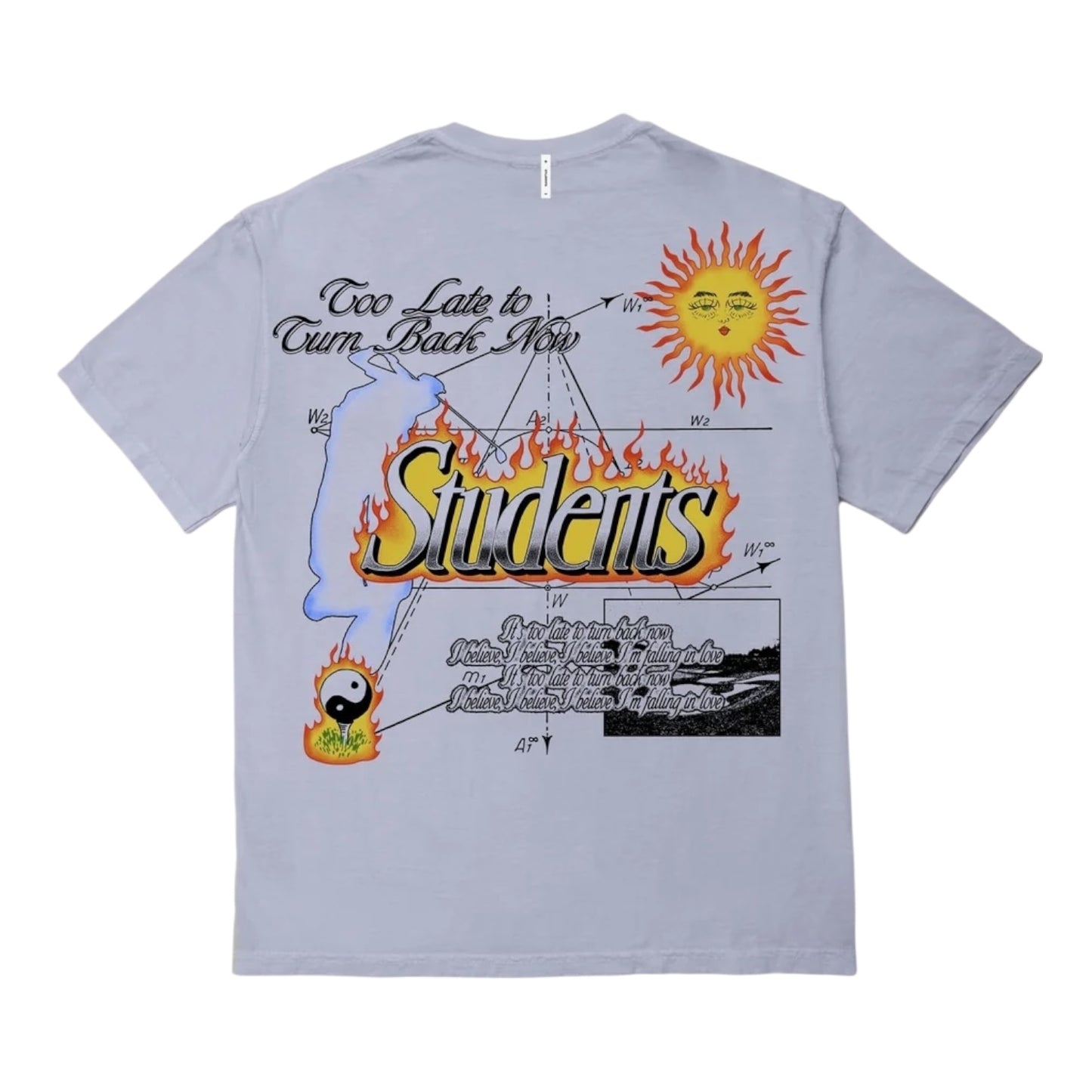 Students Too Late S/S T-Shirt - Wisteria