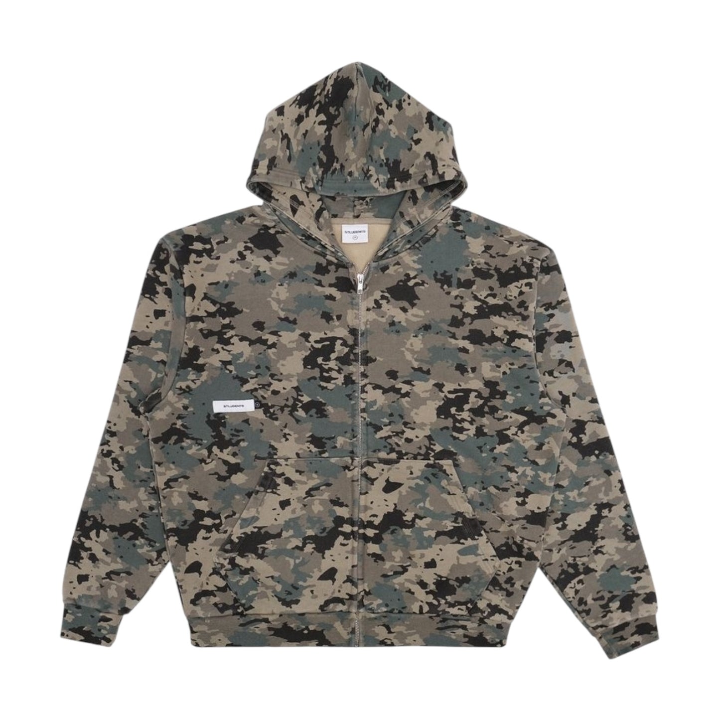Students Grantsville Camo Zip Hoodie
