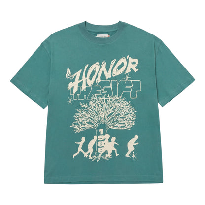Honor The Gift Family Tree T-Shirt - Green - HTG250244