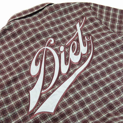 Diet Starts Monday Flannel - Brown