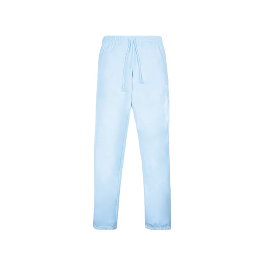 Paper Planes Light Blue Script Fur Relaxed Sweatpant