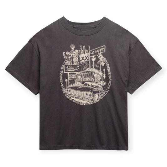 Honor The Gift LA Chain City Tee - Vintage Black
