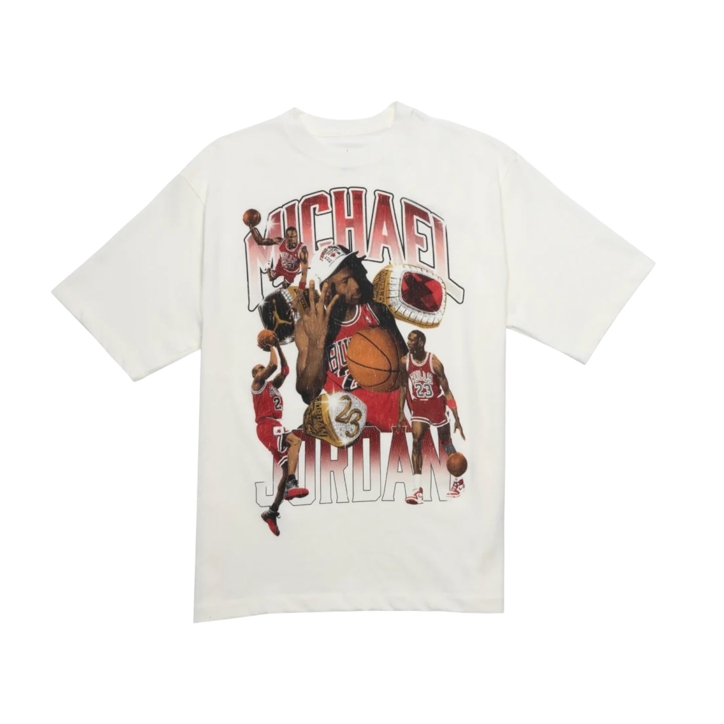 Jordan Flight Essentials Tee "Sail/Varsity Red" - HM7131-133