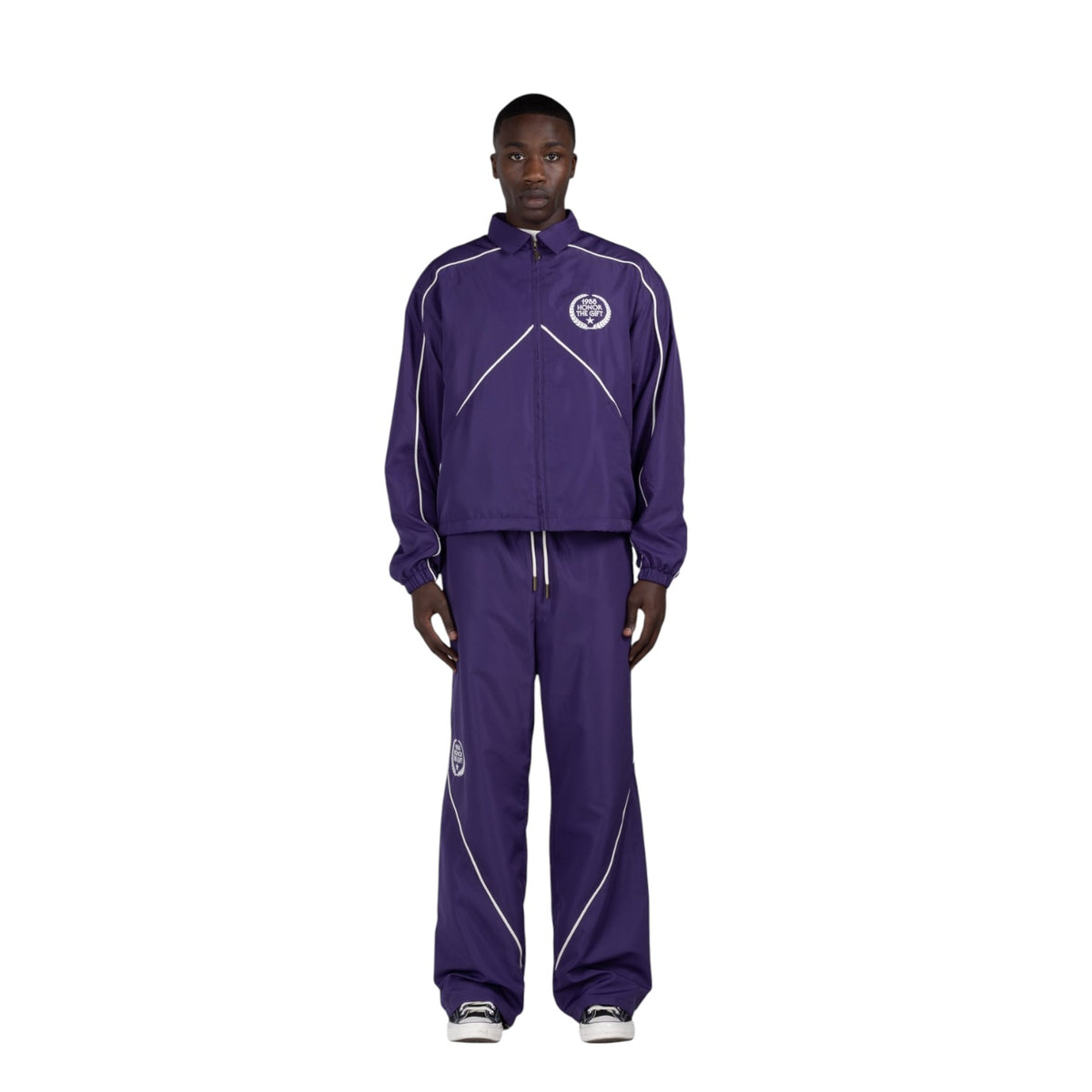 Honor The Gift Honeycomb Track Pant - Purple
