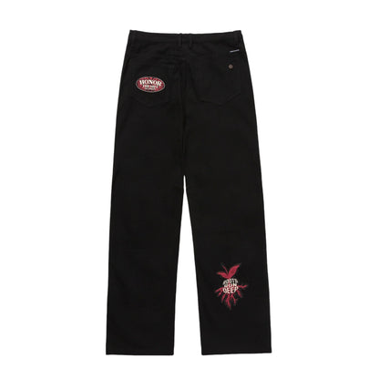 Honor The Gift Patch Carpenter Pant - Black