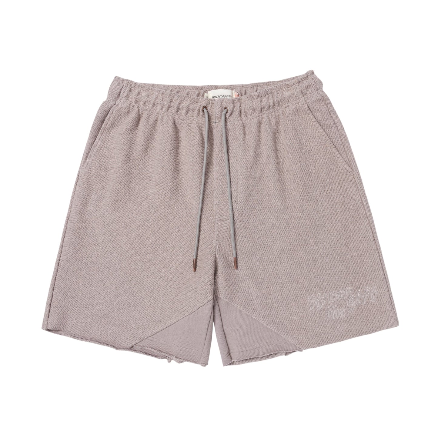 Honor The Gift Block Party Reverse Terry Short - Stone - HTG250220