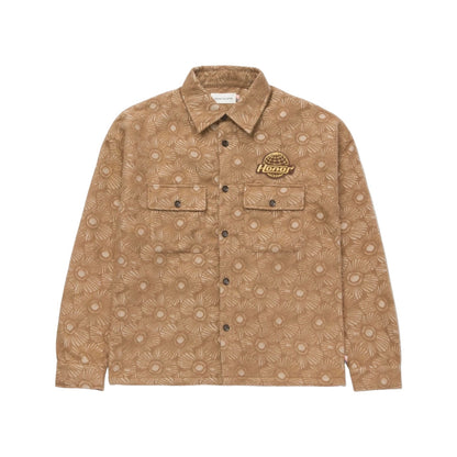 Honor The Gift Floral Cover Shirt - Tan