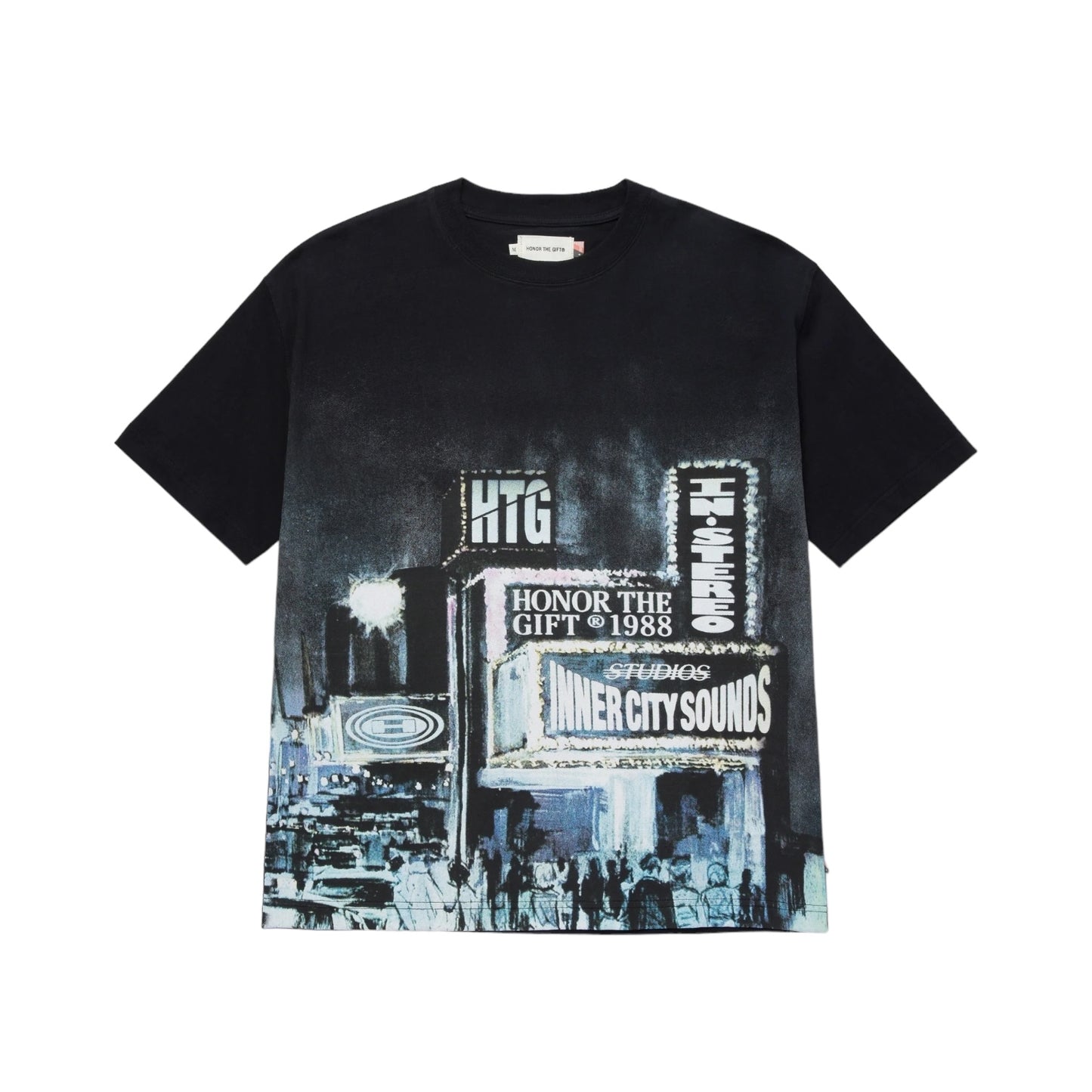 Honor The Gift City Lights Tee - Black