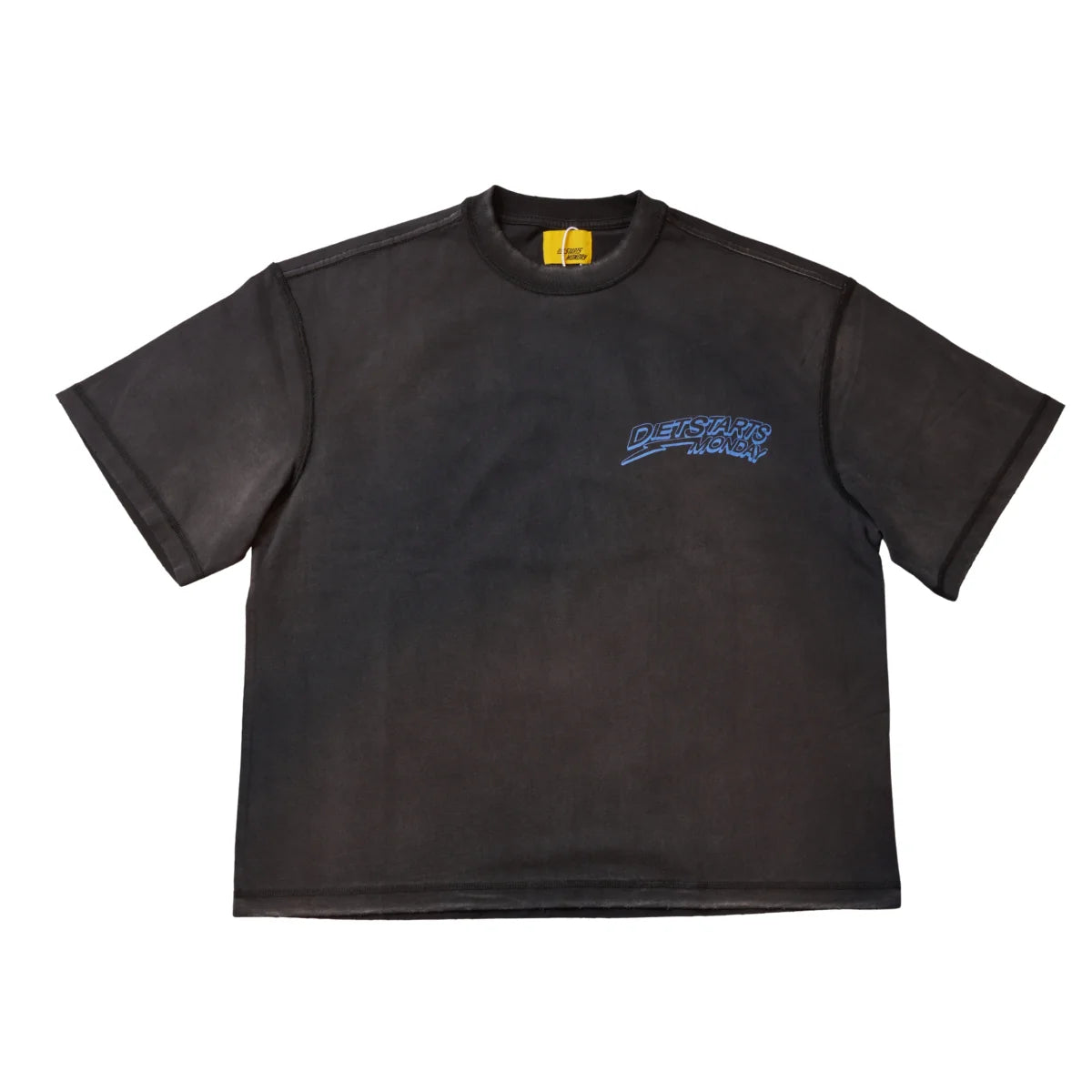 Diet Starts Monday Shield Tee - Vintage Black