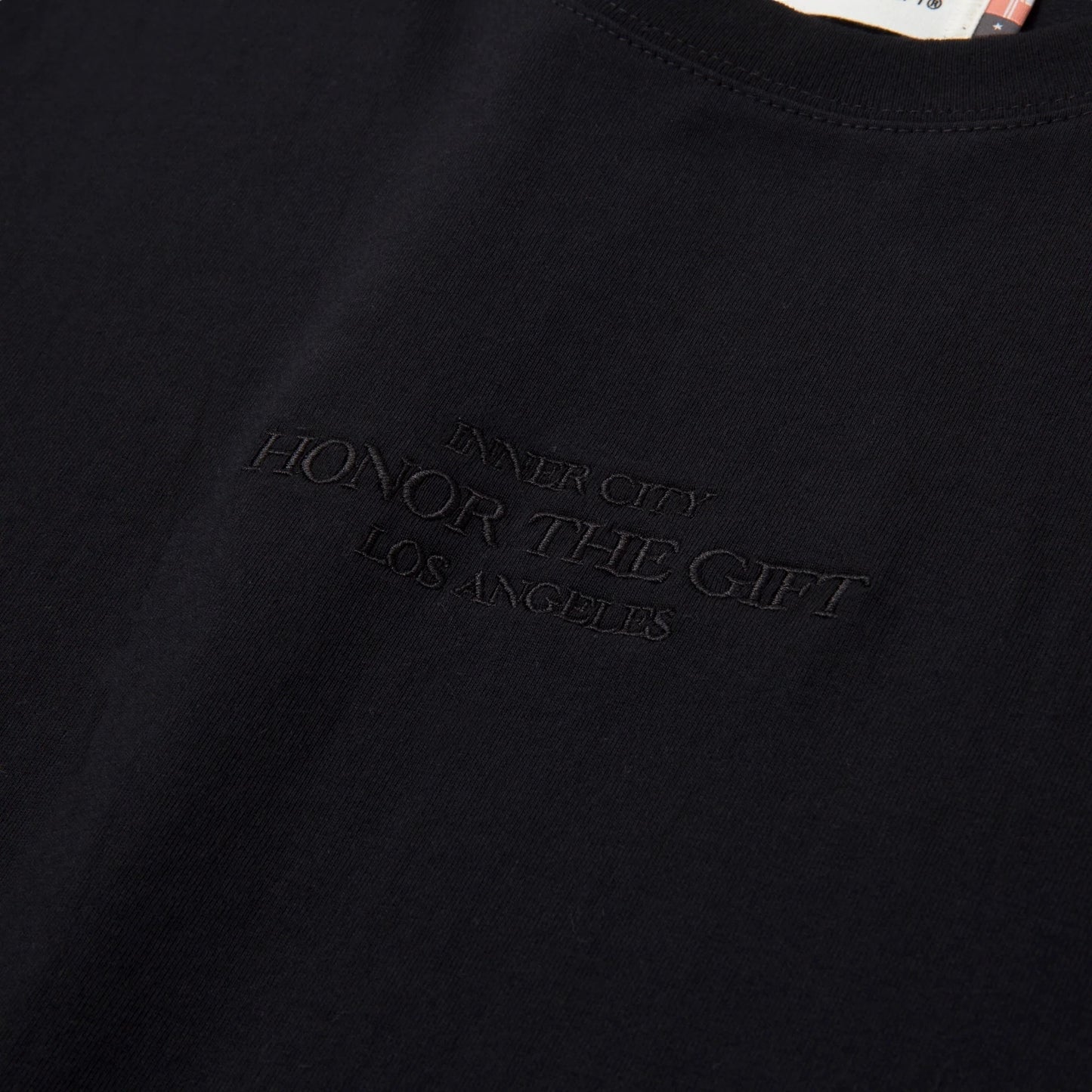 Honor The Gift - Embroidery Box Tee (Black)