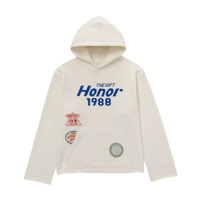 Honor The Gift Patchwork Party Hoodie - Bone - HTG250253