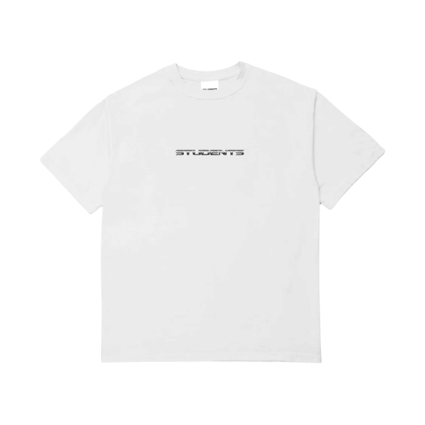 Students Solid SS Tee - White