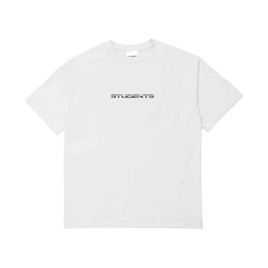 Students Solid SS Tee - White