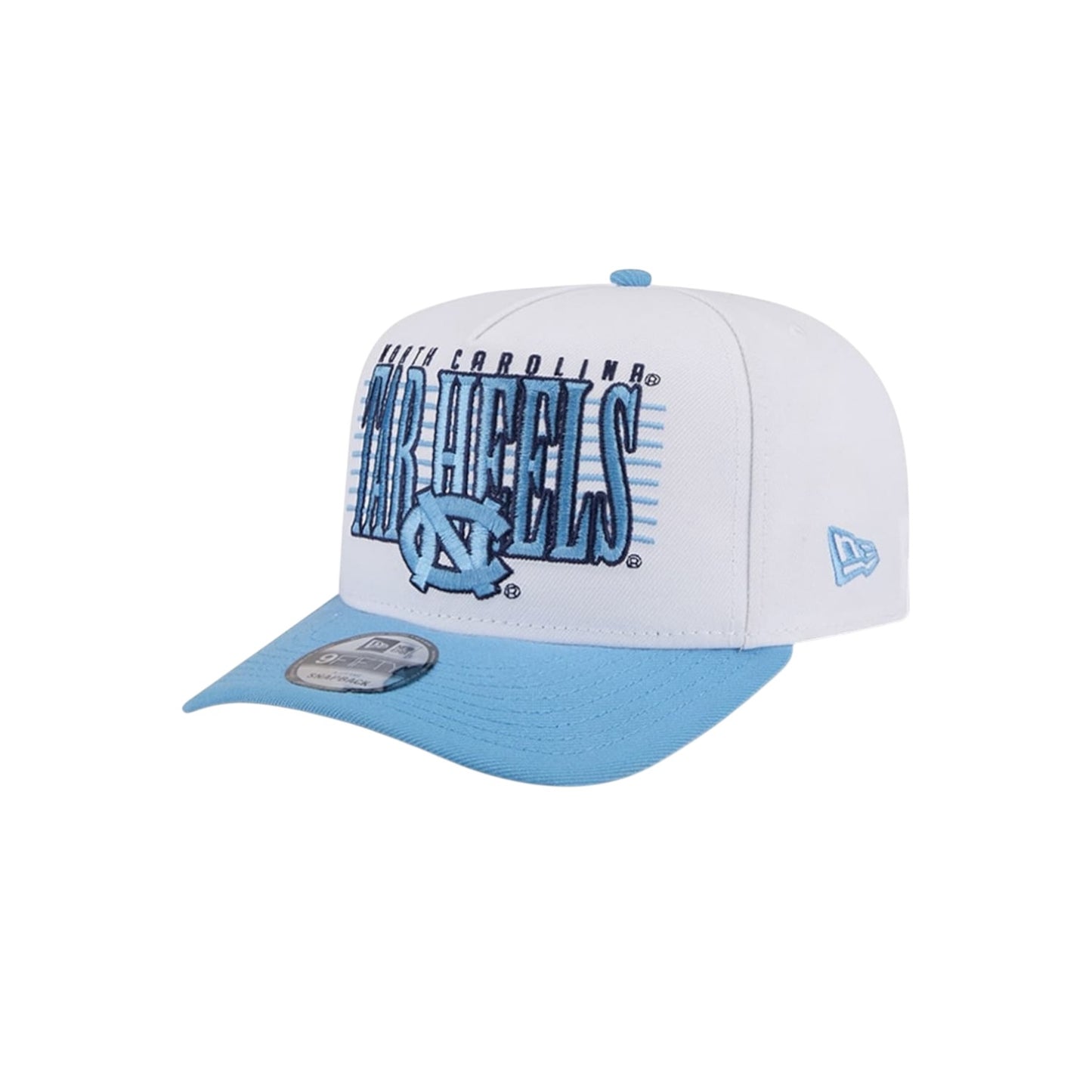 New Era North Carolina Tar Heels March Madness College Vault 2005 A-Frame 9Fifty Snapback - White