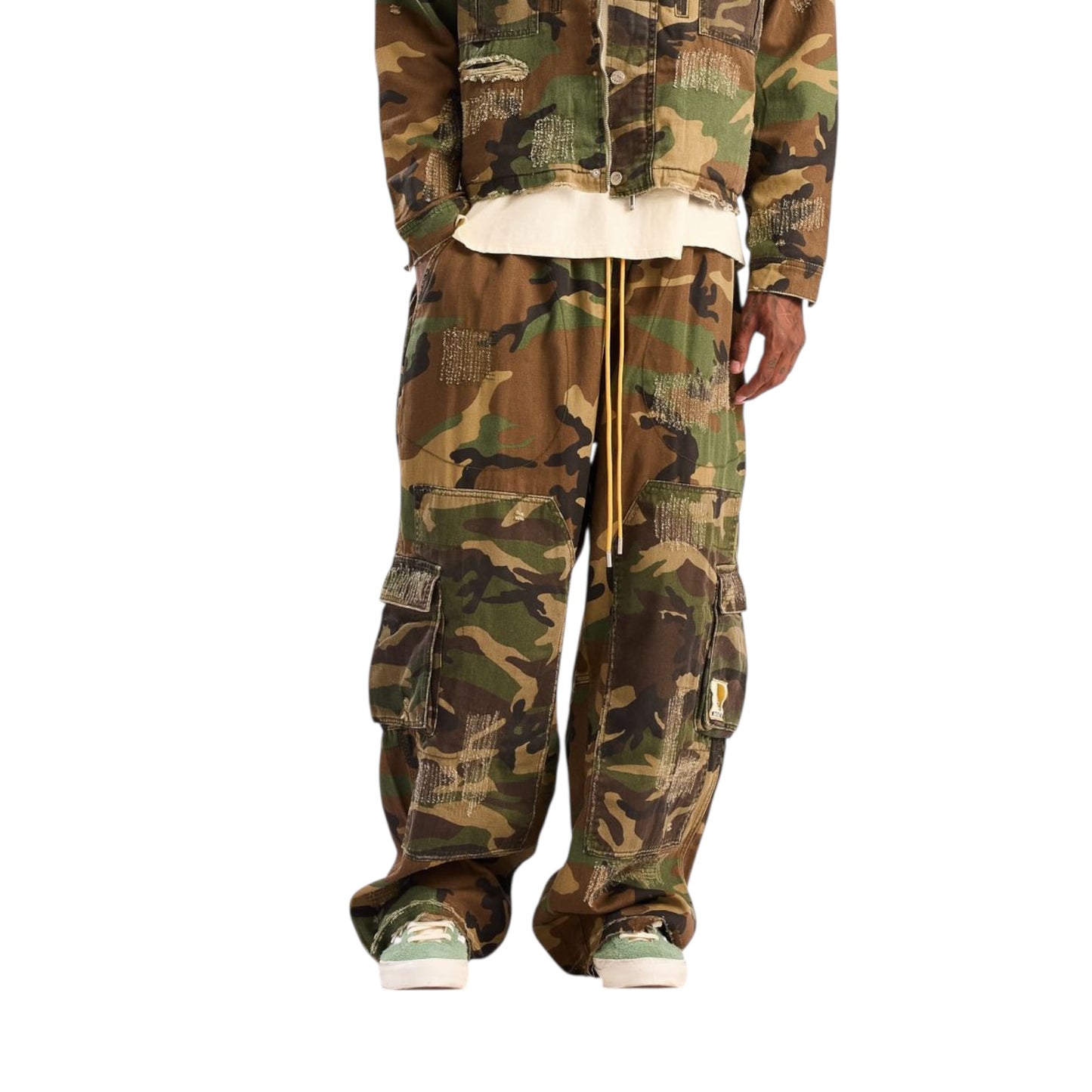 Diet Starts Monday Camo Cargo Pants