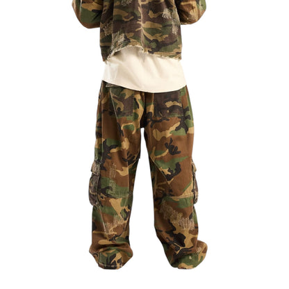 Diet Starts Monday Camo Cargo Pants