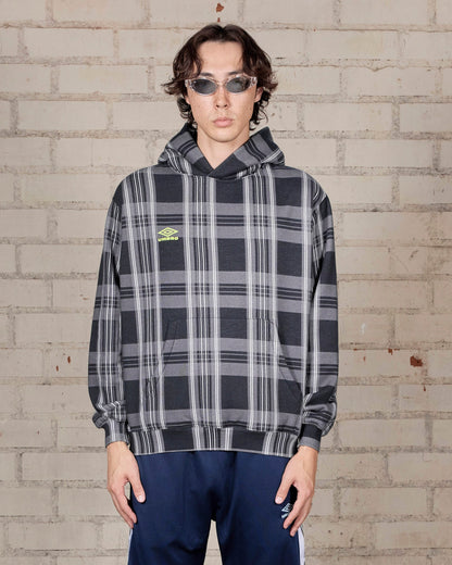 Umbro x Pleasures Spine Plaid Hoodie