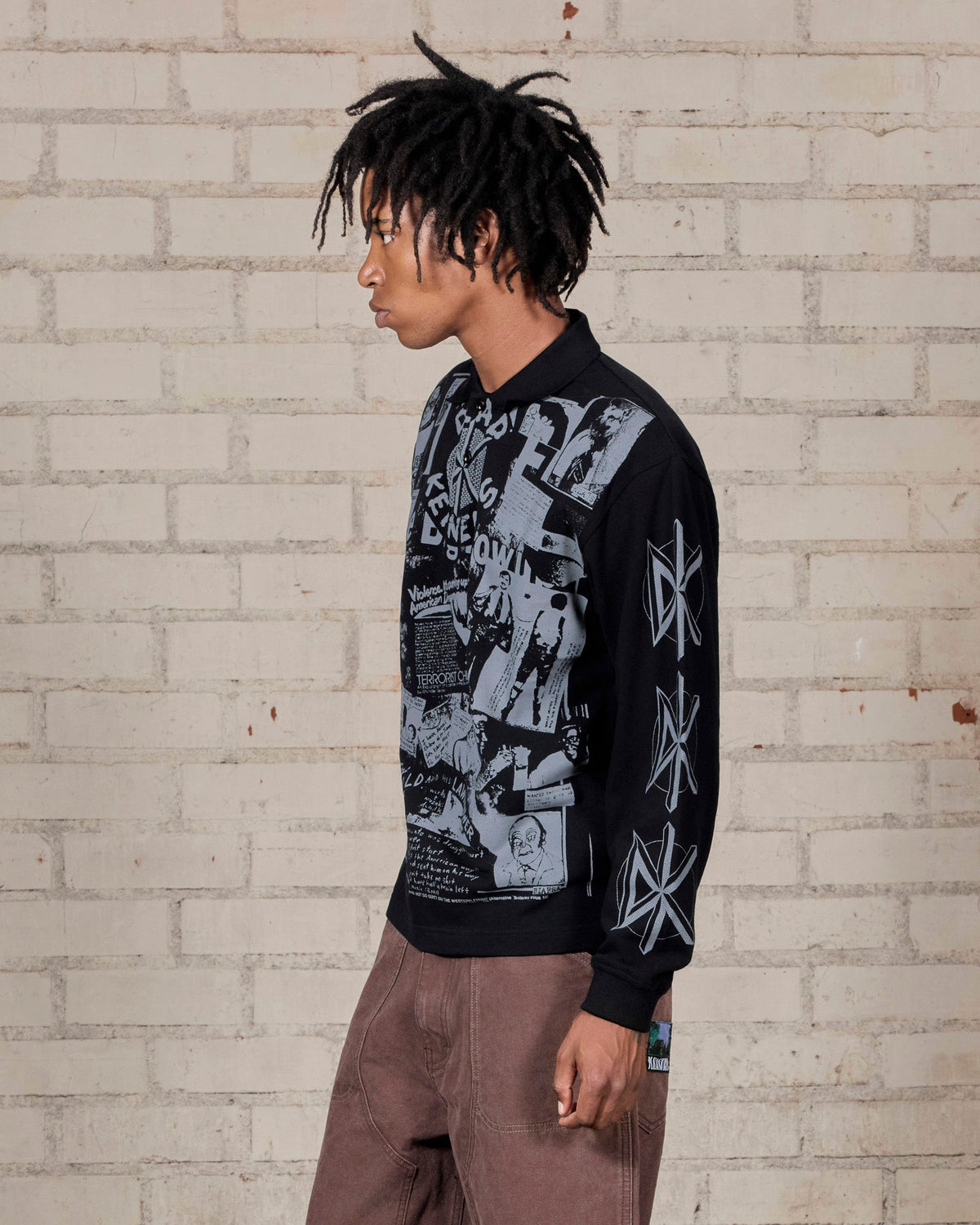 Dead Kennedys x Pleasures Poster Long Sleeve Polo