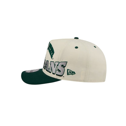 New Era Michigan State Spartans March Madness College Vault A-Frame 9Fifty Snapback - Chrome White