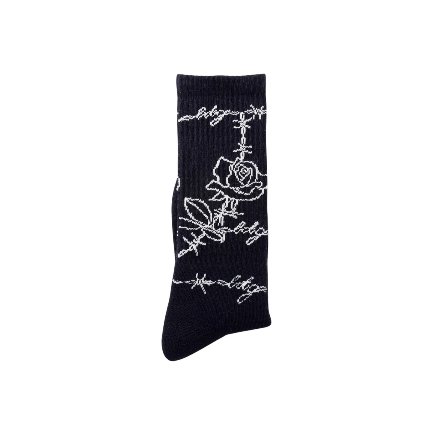 Honor The Gift Rose Wire Sock (Black)