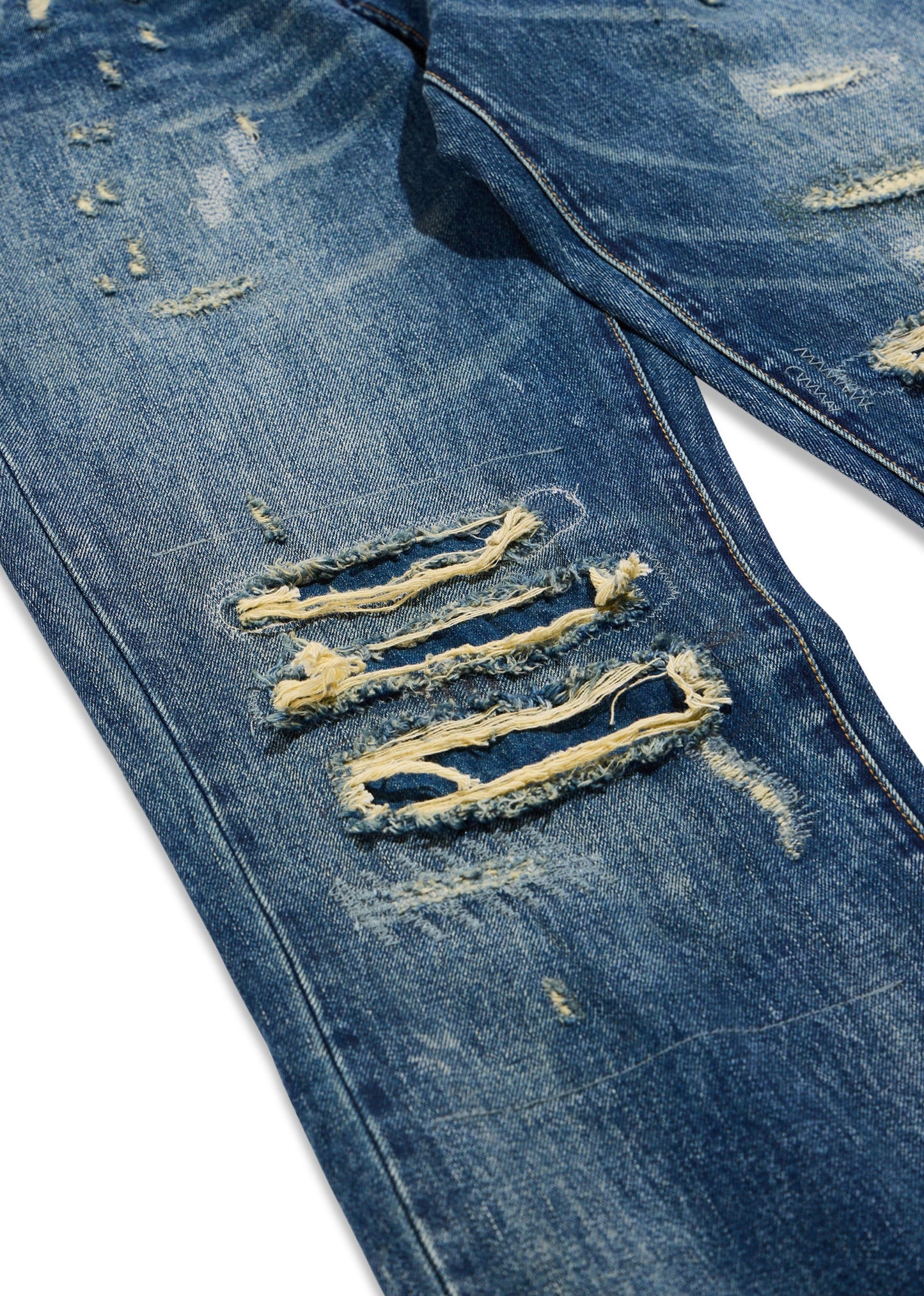 Nothing Grows Overnight Timeless Denim Pant Blue Wash