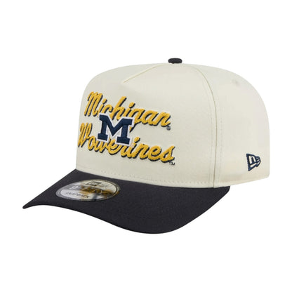 New Era Michigan Wolverines Chainstitch 9Fifty A-Frame Snapback