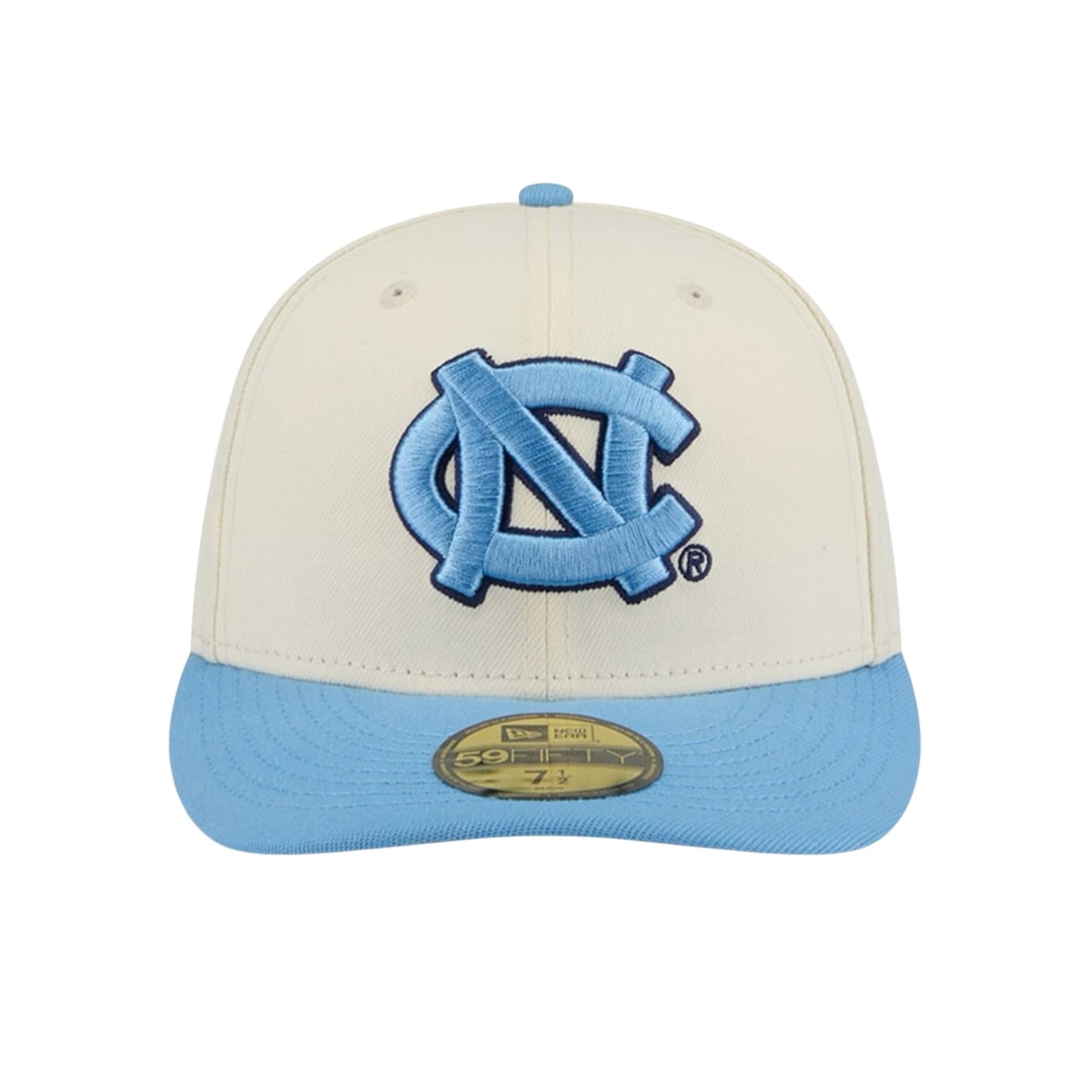 New Era North Carolina Tar Heels March Madness College Vault 2005 59Fifty Fitted - Chrome White