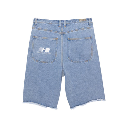Honor The Gift - Frayed Edge 11" Denim Bermudas