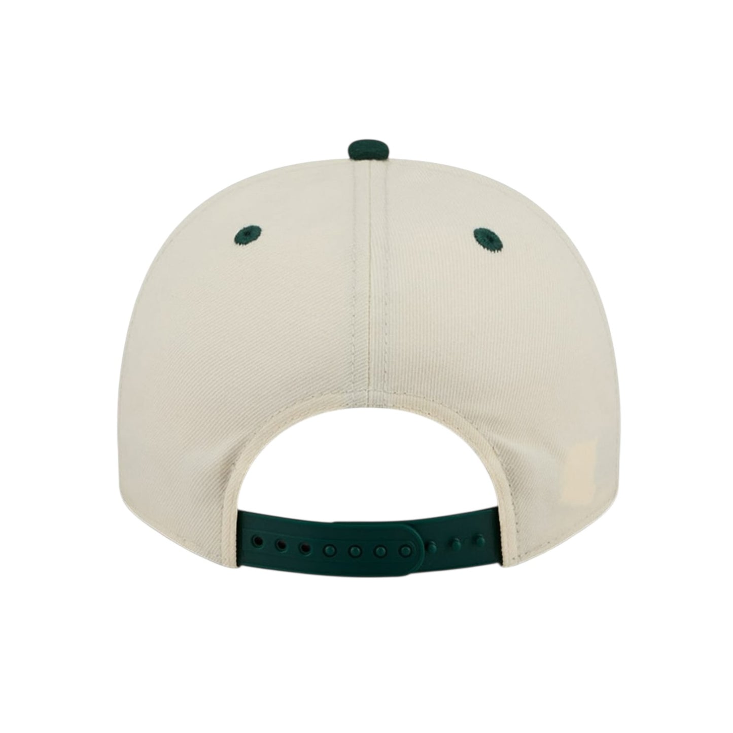 New Era Michigan State Spartans March Madness College Vault A-Frame 9Fifty Snapback - Chrome White